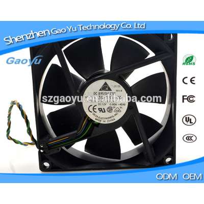 Delta AUB0912VH 392185-001 90*90*25MM 9225 12V 0.60A 4-pin pwm computer cpu hydraulic bearing cooling fans